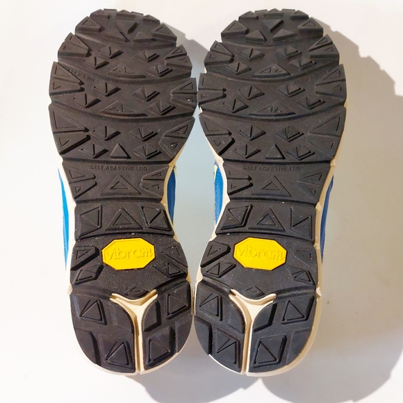 Atlantic Stars blue & orange leather & nylon Polaris sneakers, EU41, NWT - Picture 12 of 16